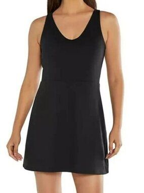 NWT GapFit Women's Active Tank Dress Women’s SZ XL in True Black
